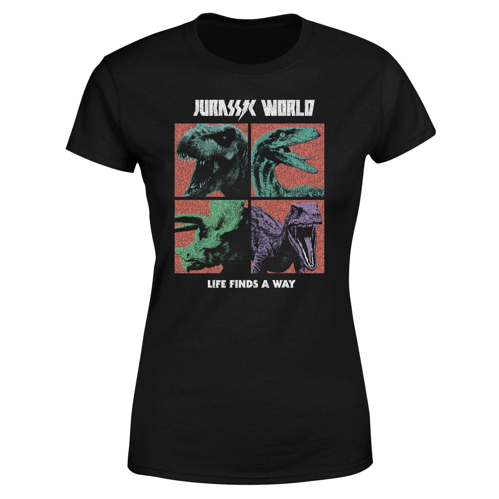 View the best prices for: jurassic park world four colour faces womens