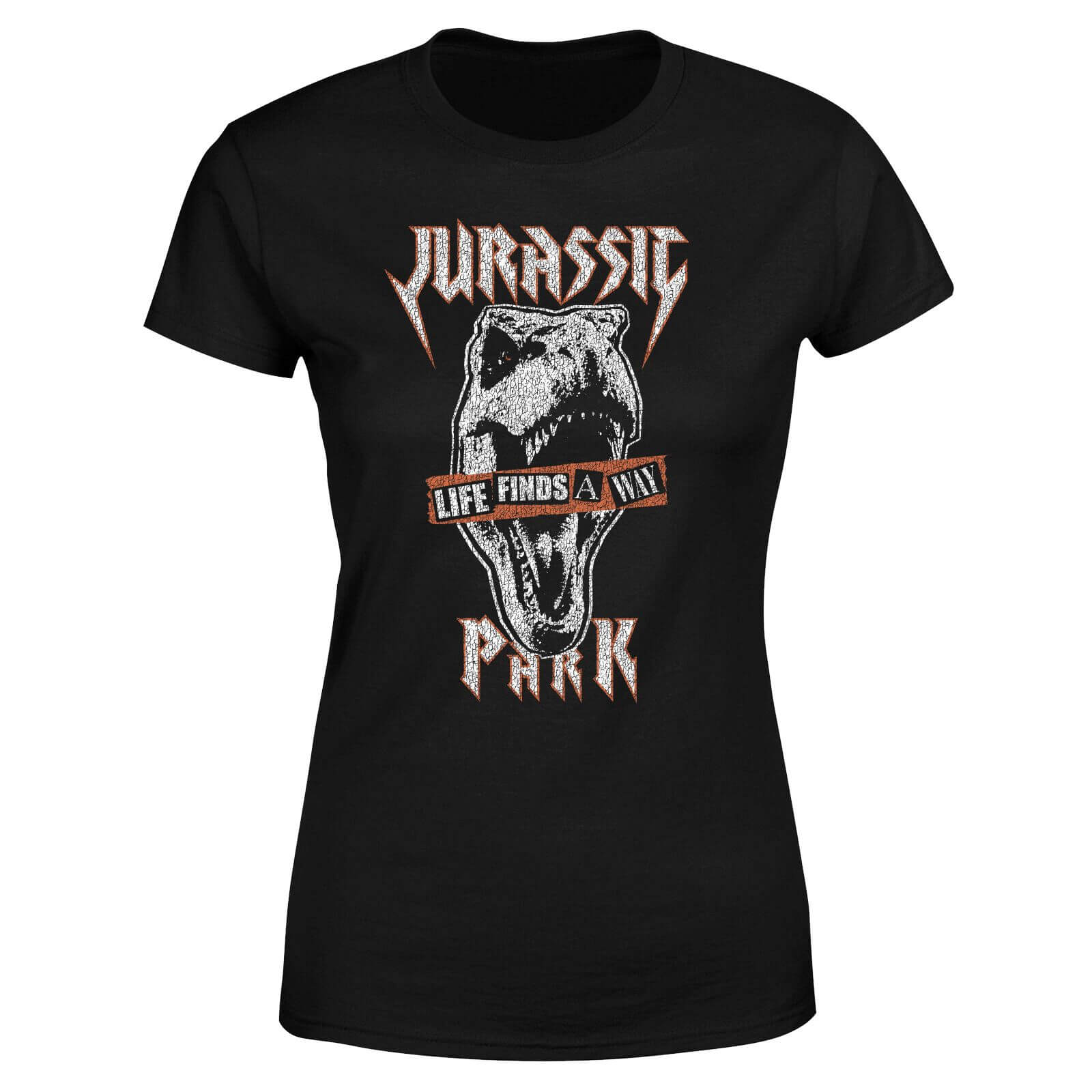  jurassic park rex punk womens t-shirt