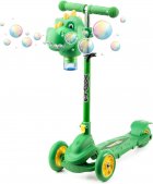 Xootz Bubble Go Dinosaur Tri-Scooter - Green Main Thumbnail