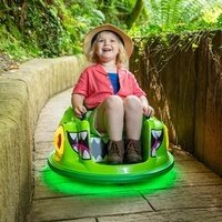 Xootz Dinosaur Bumper Car Electric Ride On Green