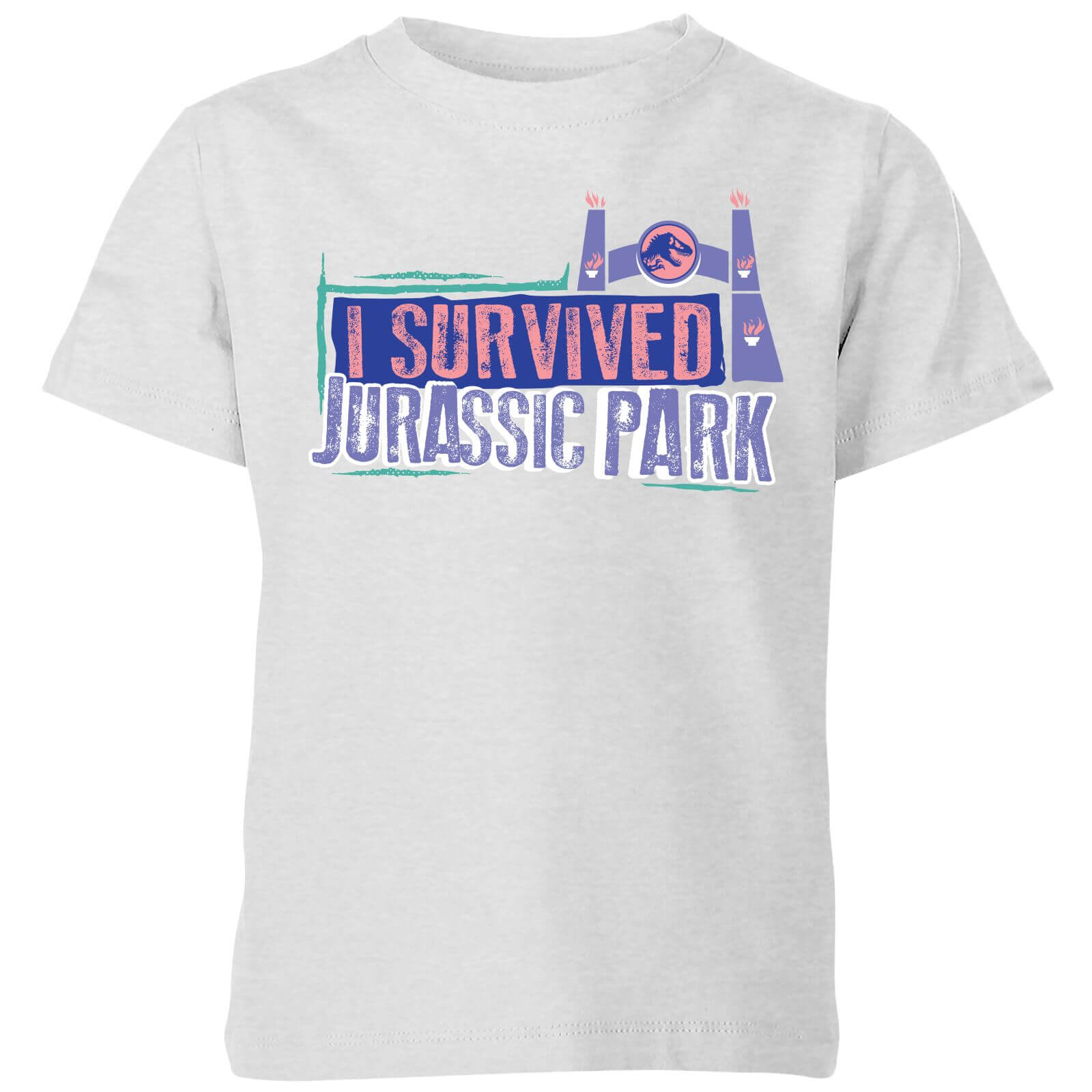 jurassic park i survived jurassic park kids t-shirt