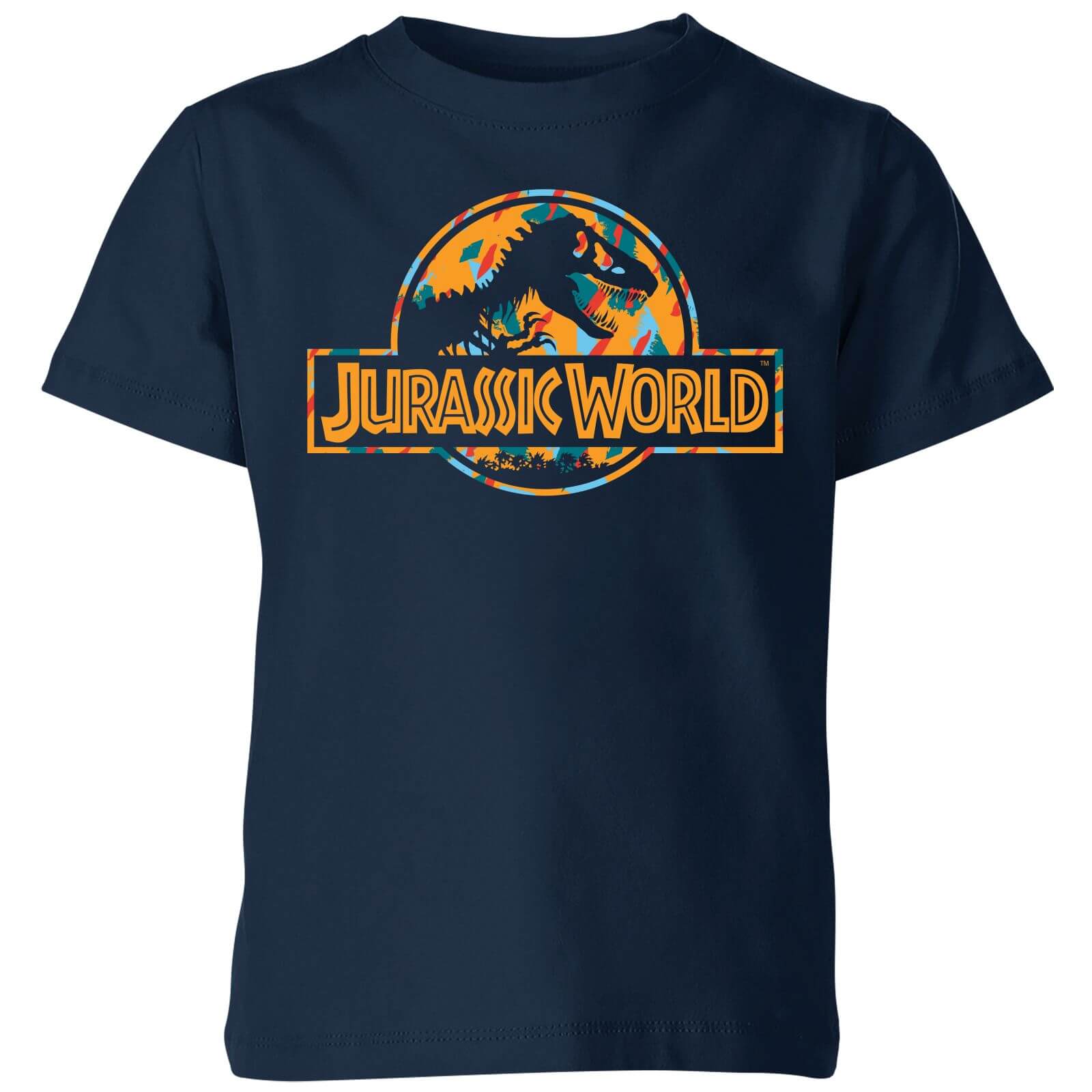 jurassic park logo tropical kids t-shirt