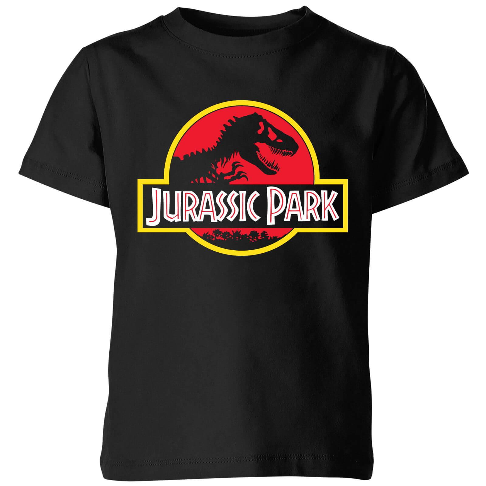classic jurassic park logo kids t-shirt