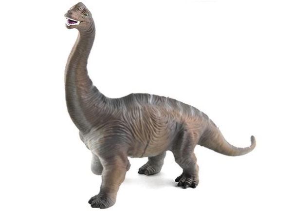 brontosaurus: herbivorous dinosaur which lived in the jurassic era